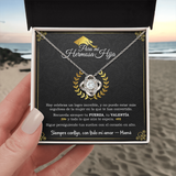 Para mi hermosa hija Collar de Graduación 2025 – Regalo de Mamá con Mensaje Inspirador