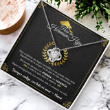 Para mi hermosa hija Collar de Graduación 2025 – Regalo de Mamá con Mensaje Inspirador
