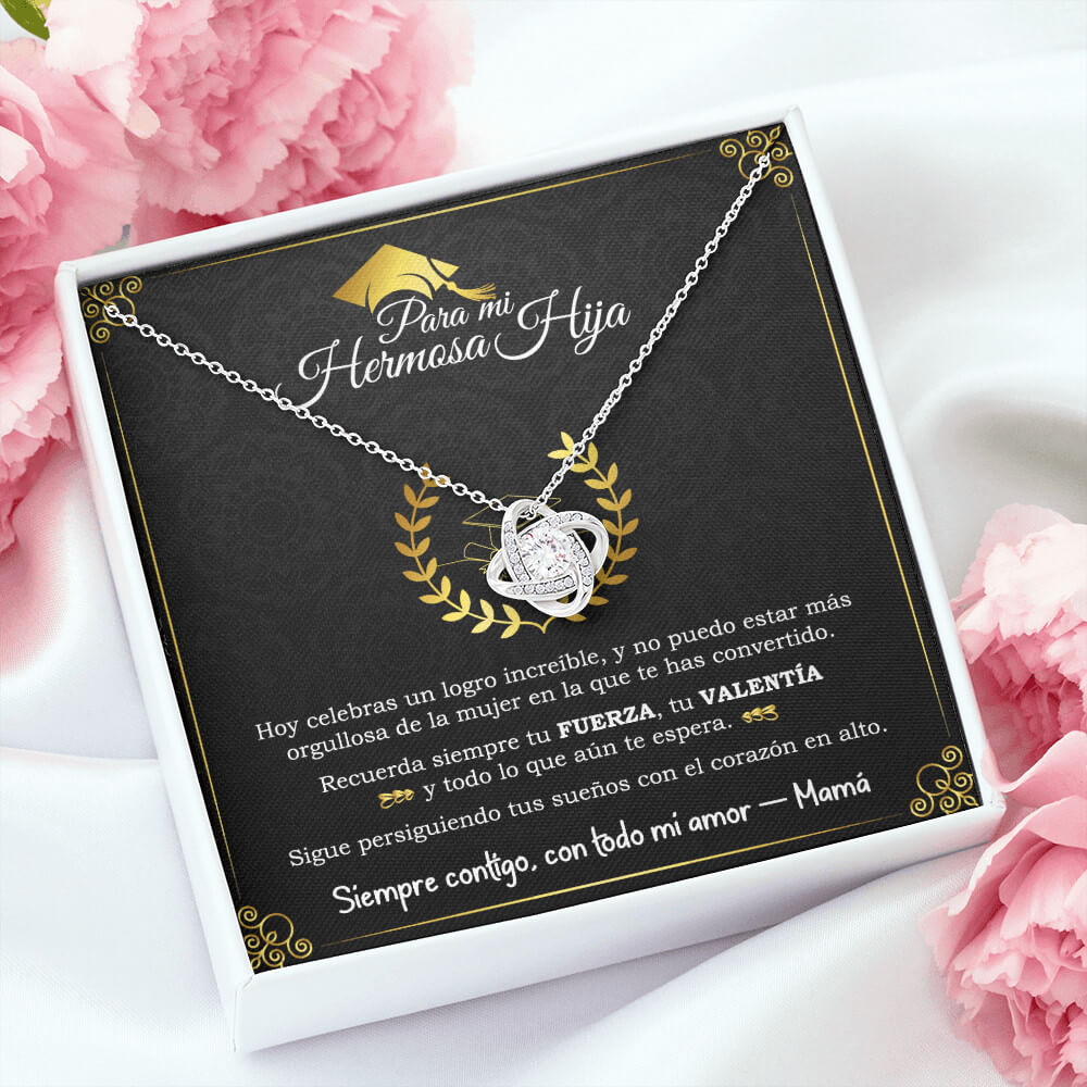 Para Mi Hermosa Hija - Elegant Graduation Necklace