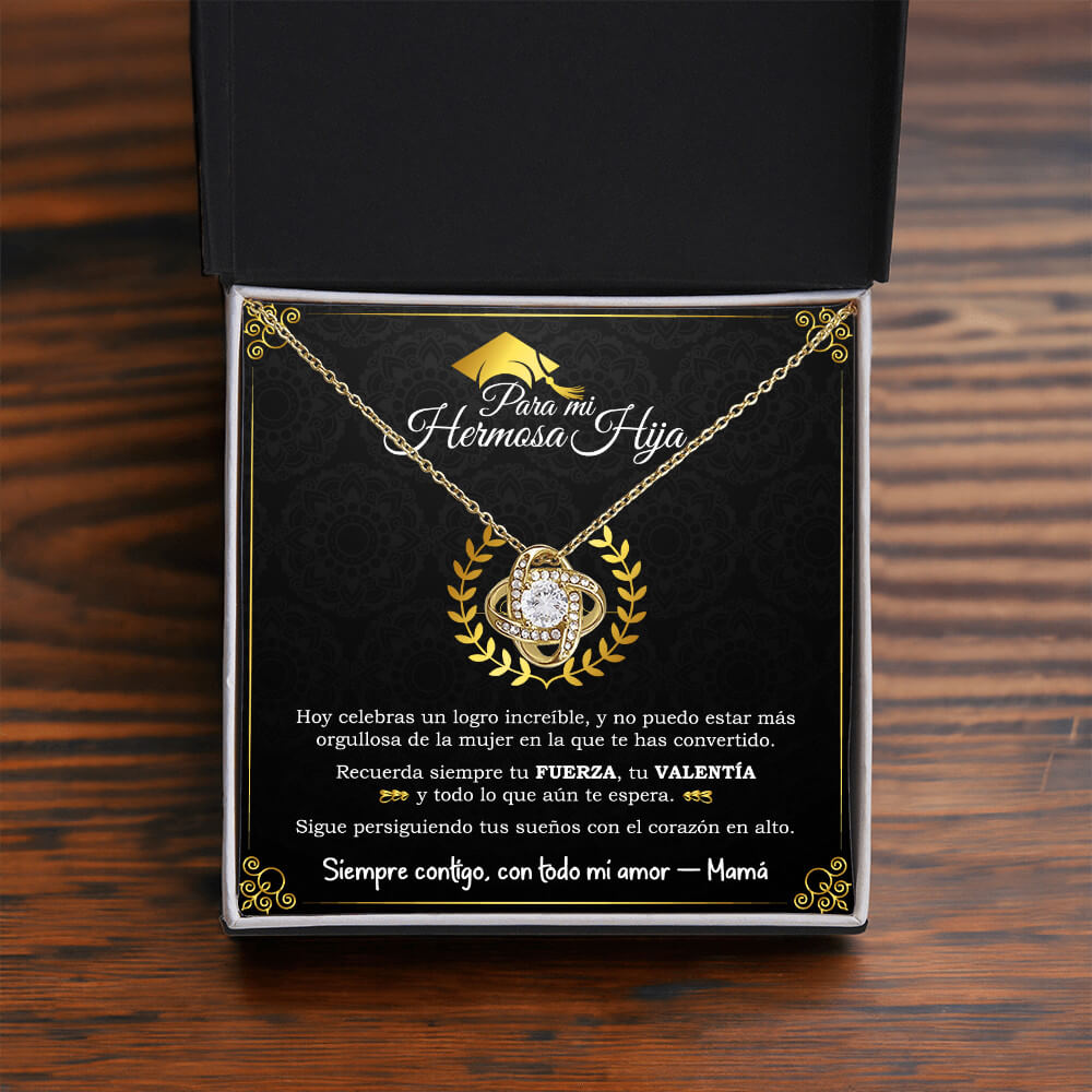 Para Mi Hermosa Hija - Elegant Graduation Necklace